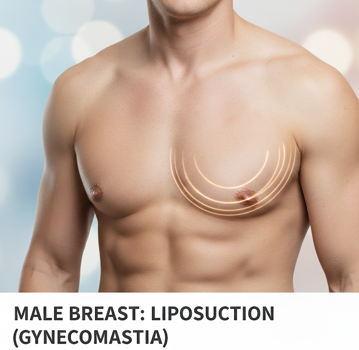 Liposuction for Male Breast (Gynecomastia)